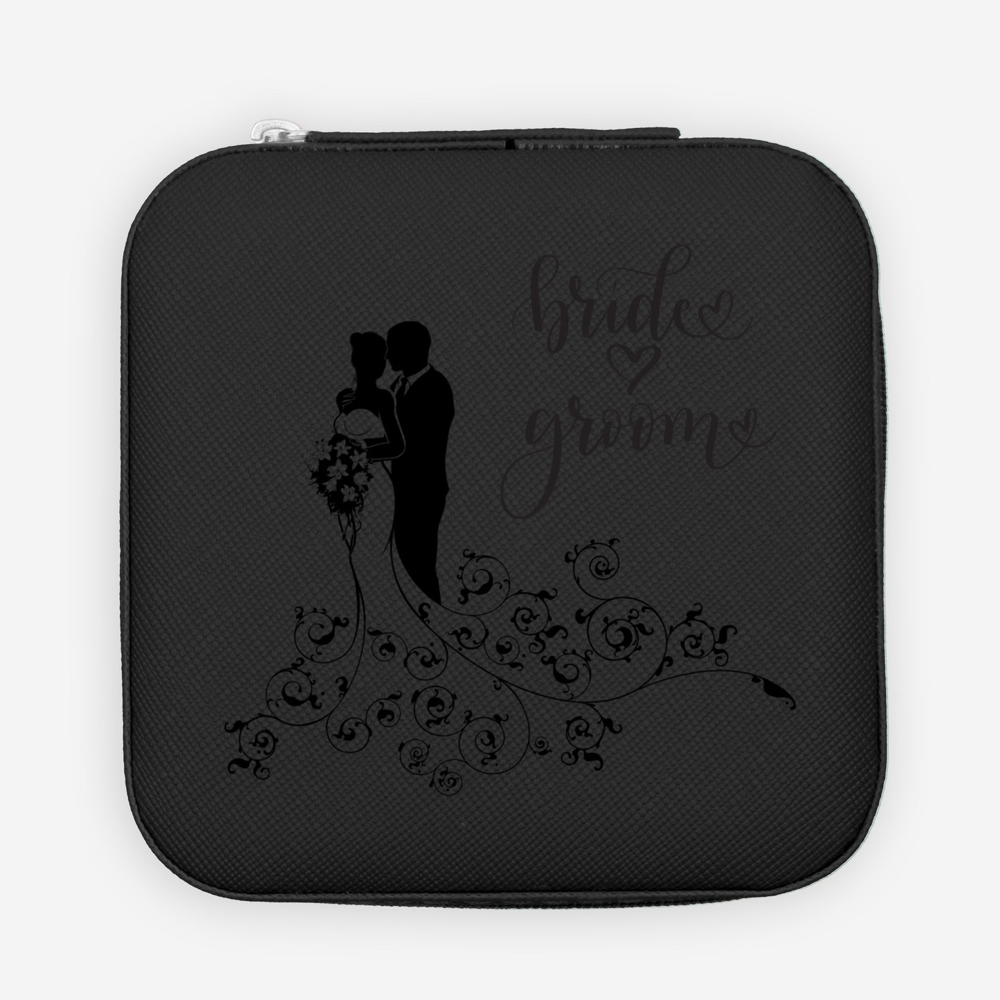 Bride & Groom Jewelry Travel Case