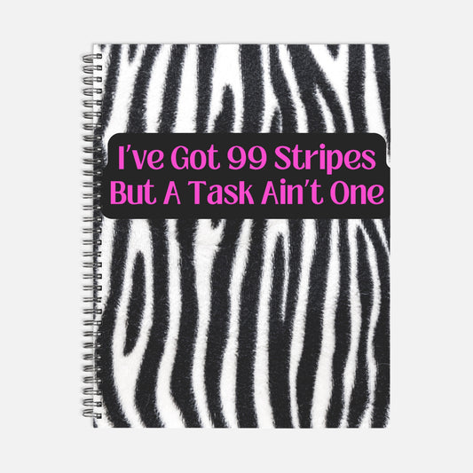 99 Stripes Notebook Softcover Spiral 8.5 x 11