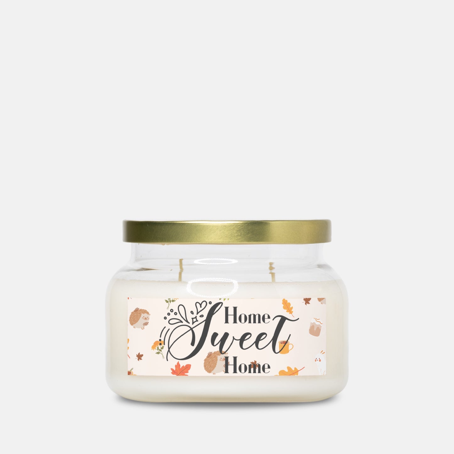 Home Sweet Home Candle Apothecary Jar Double Wick