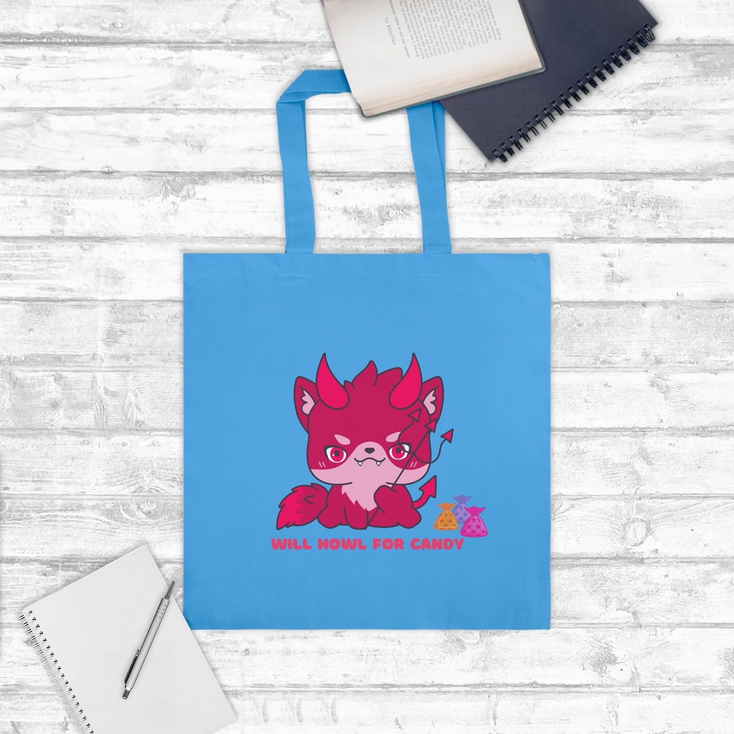 Howl For Candy Tote Bag