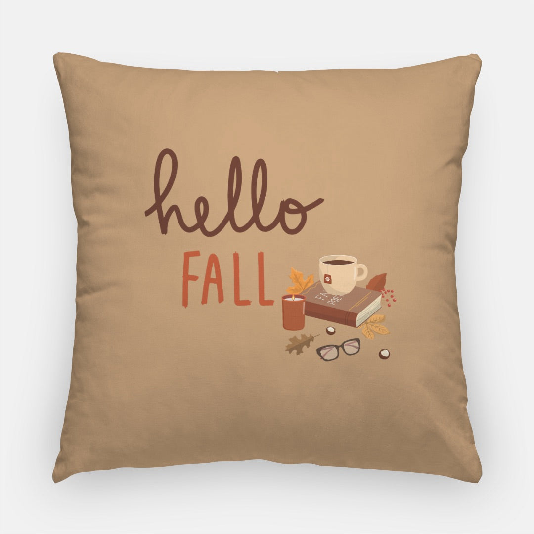 Hello Fall Artisan Pillow Case 22 Inch