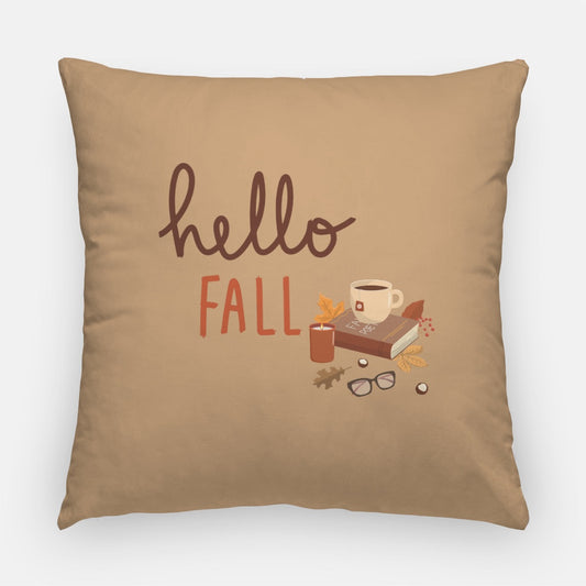 Hello Fall Artisan Pillow Case 22 Inch