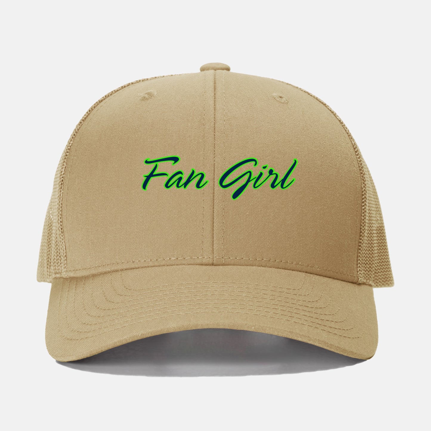 Fan Girl B/GRetro Trucker Hat Yupoong 6606