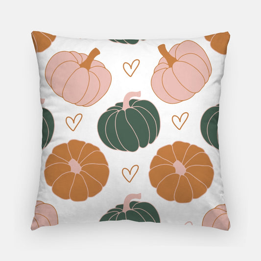 Orange Pumpkins Artisan Pillow Case 20 Inch