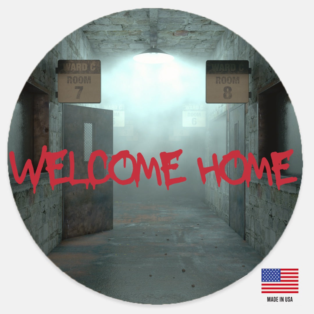 Welcome Home Wood Sign 12" (Round)