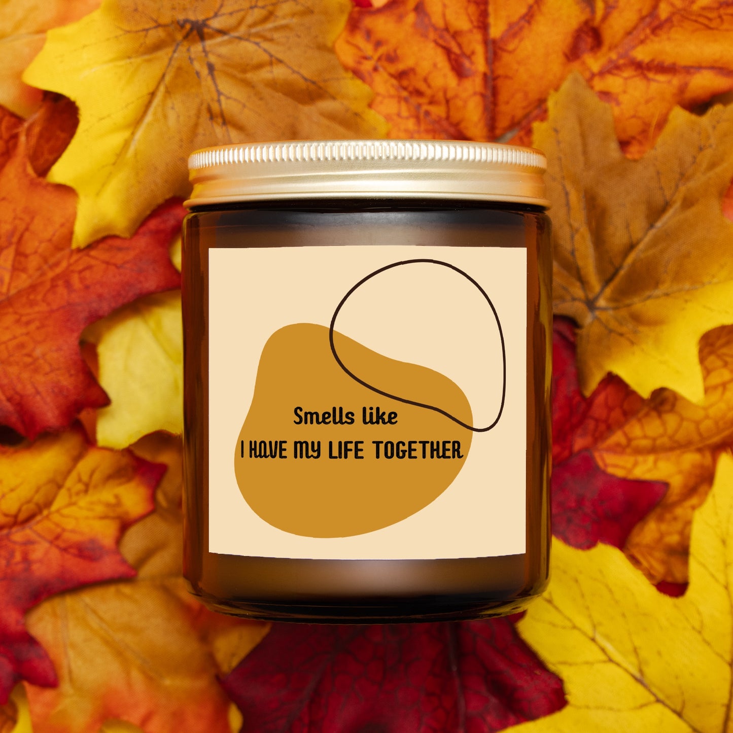 My Life Candle Amber Jar 9oz