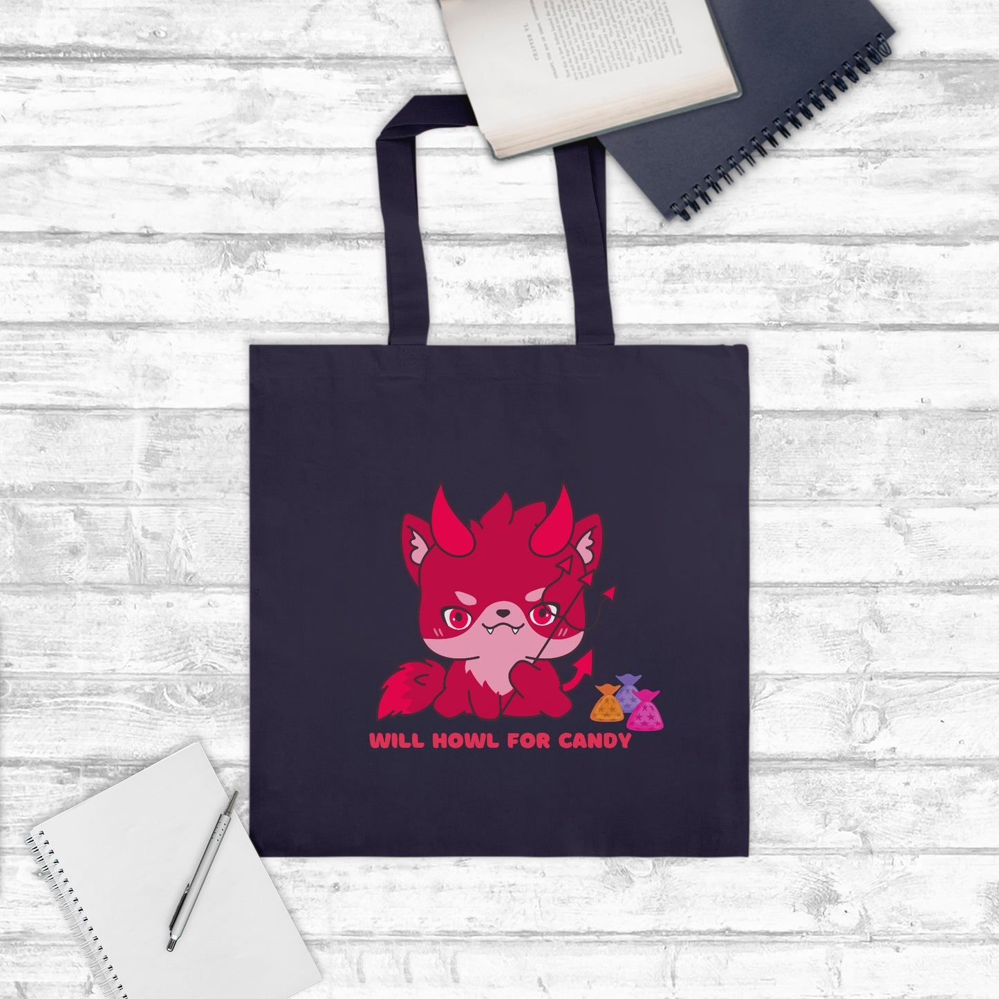 Howl For Candy Tote Bag