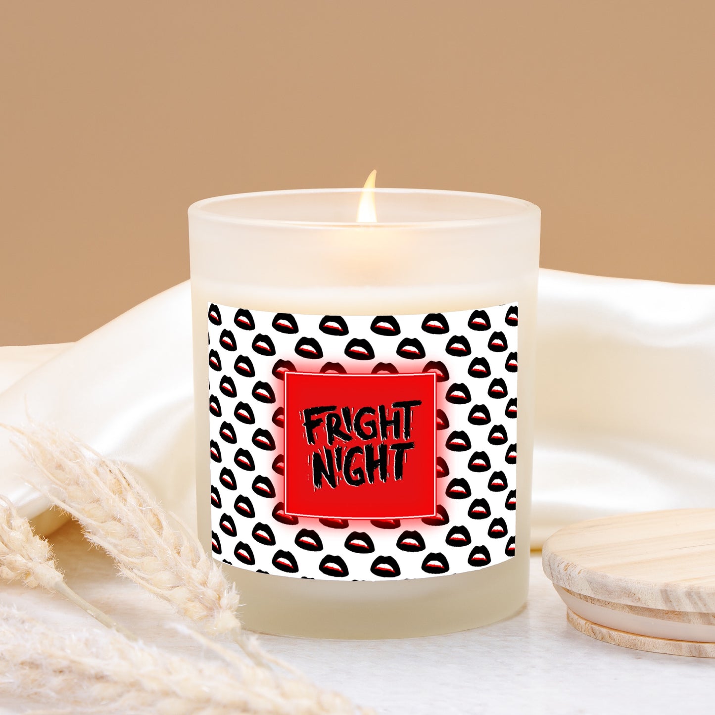 Fright Night Frosted Glass Candle 11oz