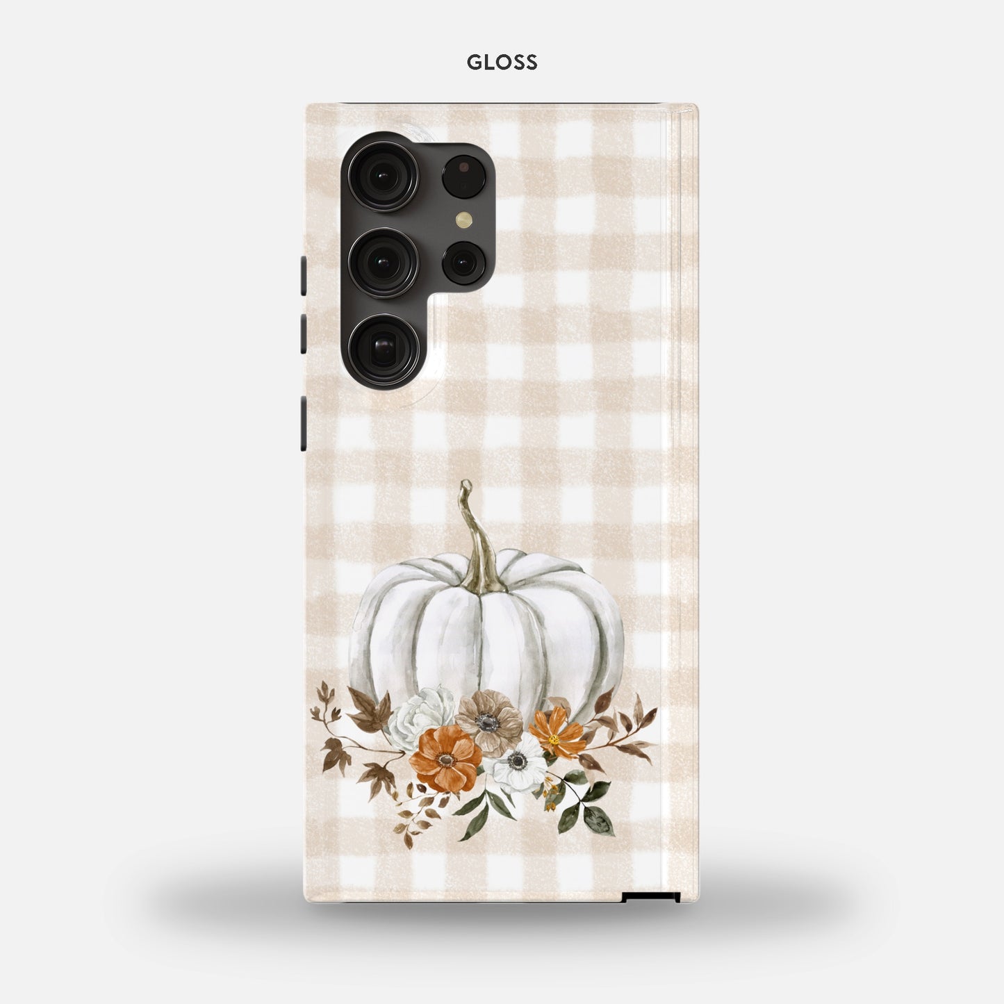 White Pumpkin Samsung Galaxy S23 Ultra Tough Case