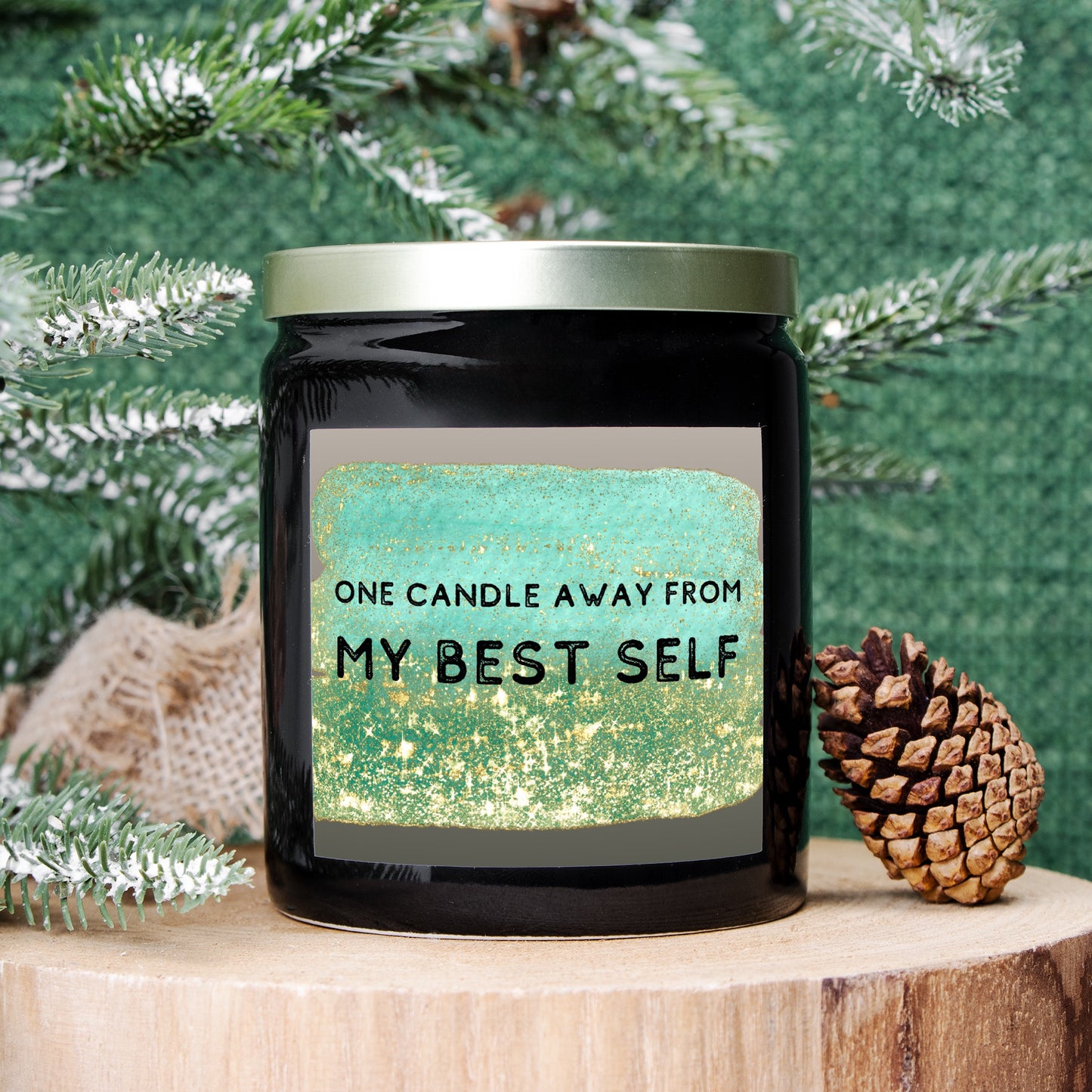 Best Self Candle Ceramic 8oz (Black)