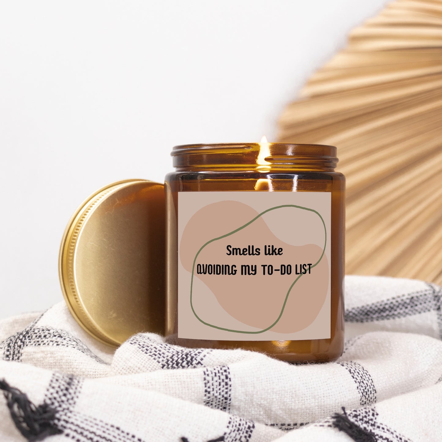 To-Do List Candle Amber Jar 9oz