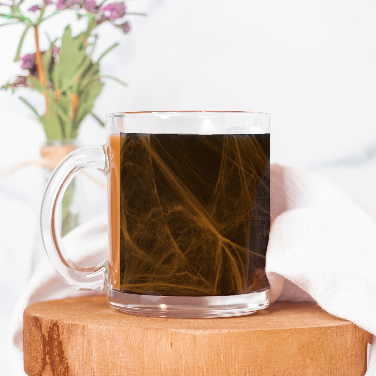 Haunting Halloween Glass Mug