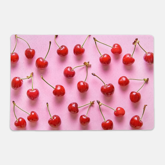 Cherry Pet Mat - Rectangle