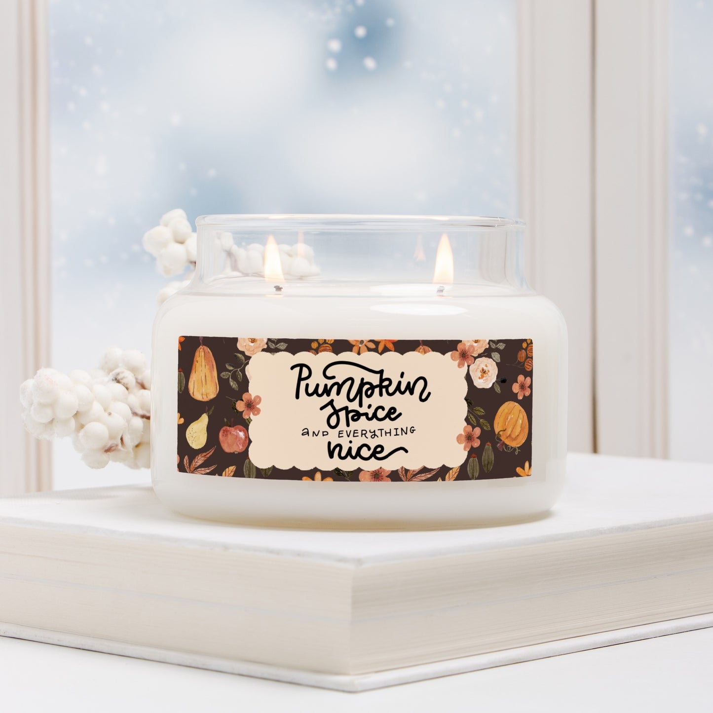 Everything Nice Candle Apothecary Jar Double Wick