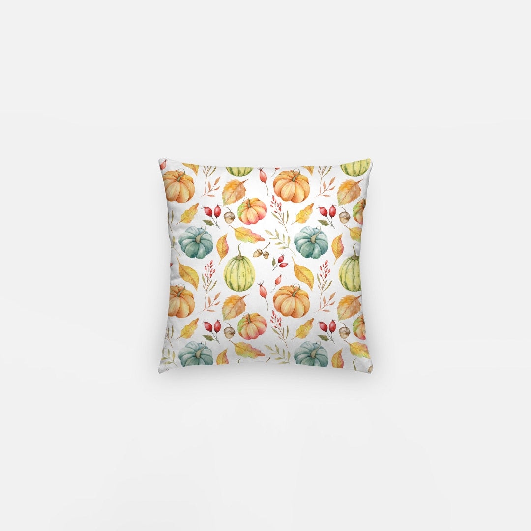 Blue Pumpkins Artisan Pillow Case 10 Inch