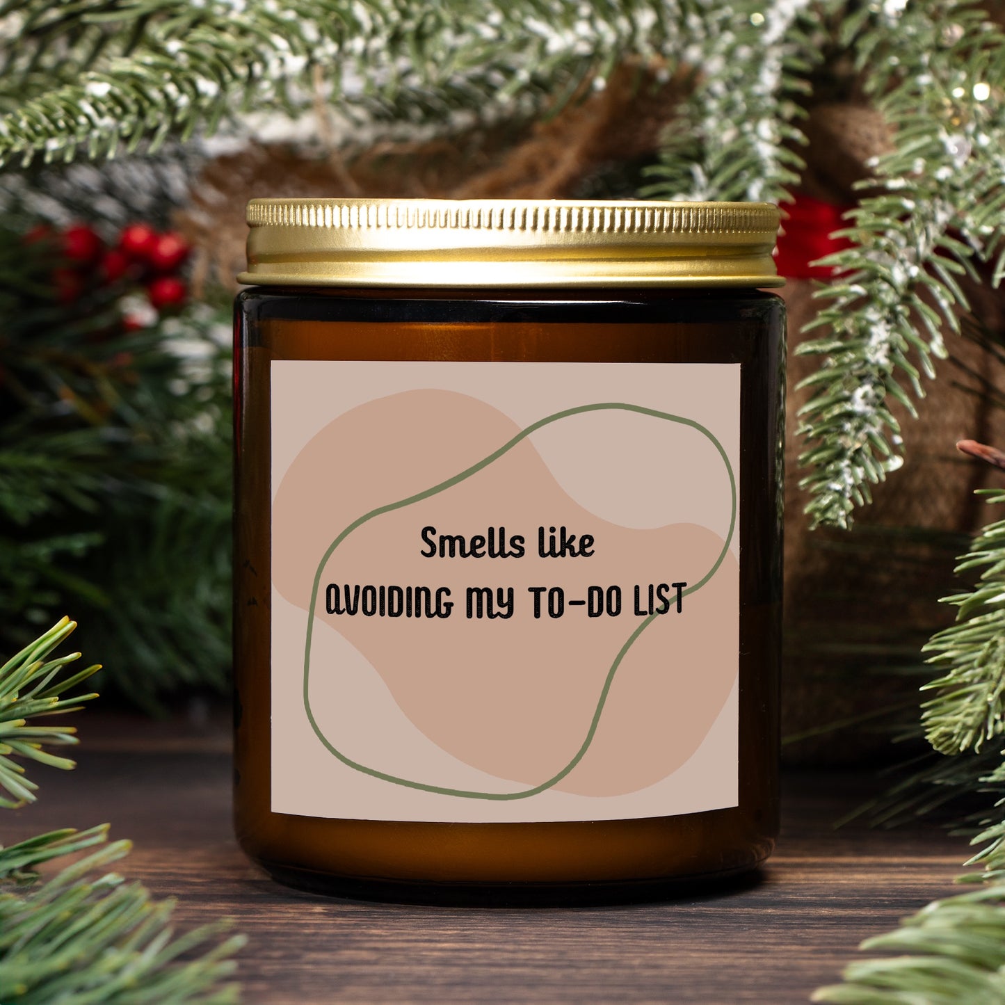 To-Do List Candle Amber Jar 9oz