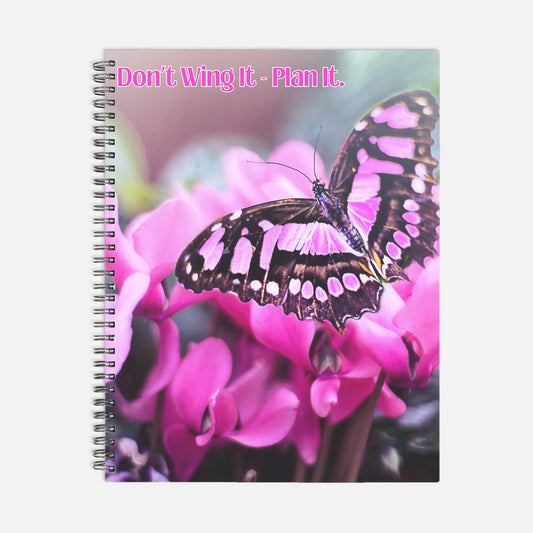 Wing It Notebook Softcover Spiral 8.5 x 11