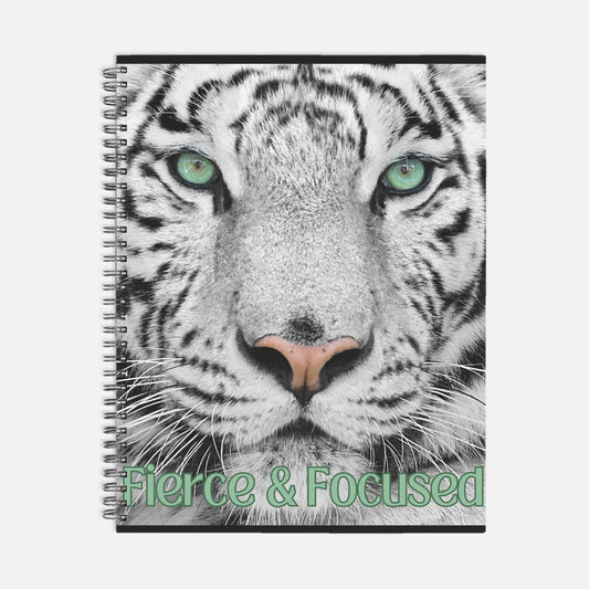 Fierce & Focused Notebook Softcover Spiral 8.5 x 11