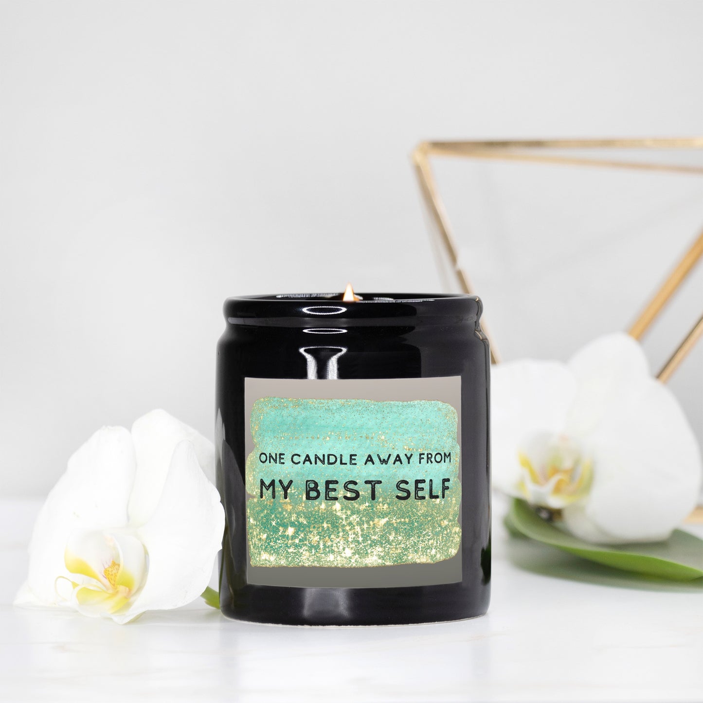 Best Self Candle Ceramic 8oz (Black)