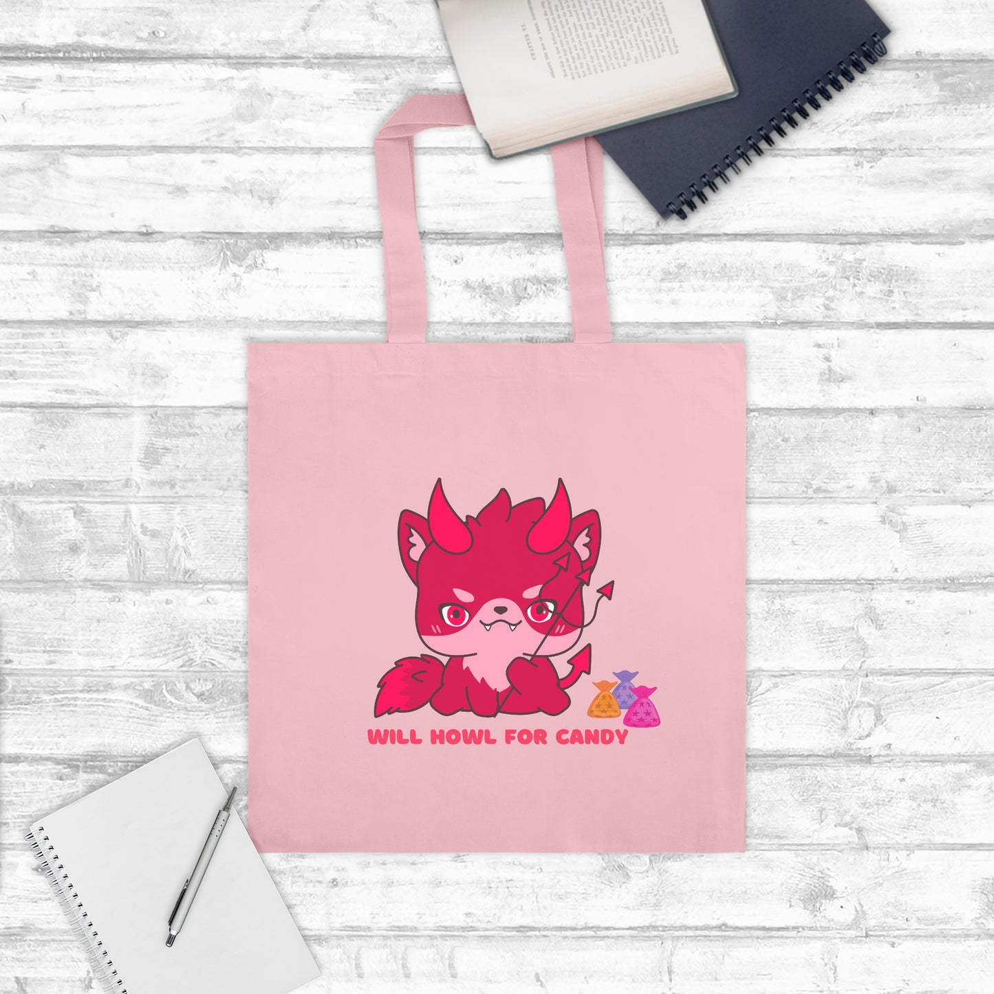 Howl For Candy Tote Bag