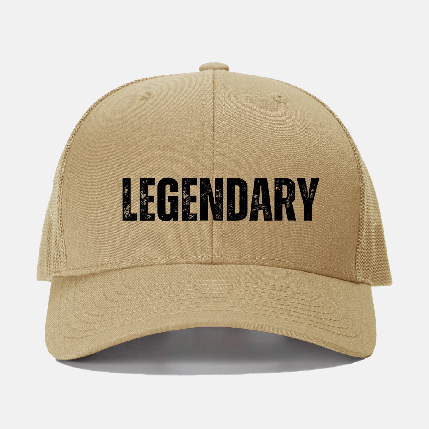 Black Legendary Retro Trucker Hat