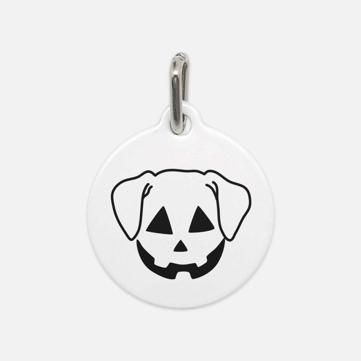 Jack O Pup Happy Pet Tag Wht