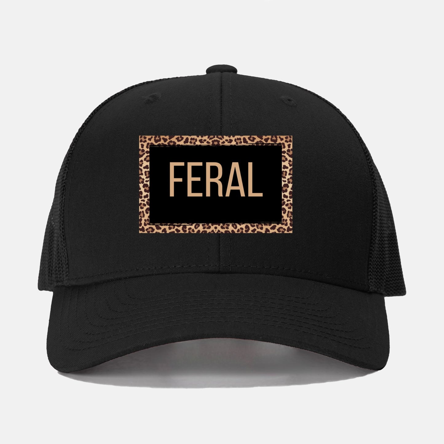 Feral Leopard Retro Trucker Hat