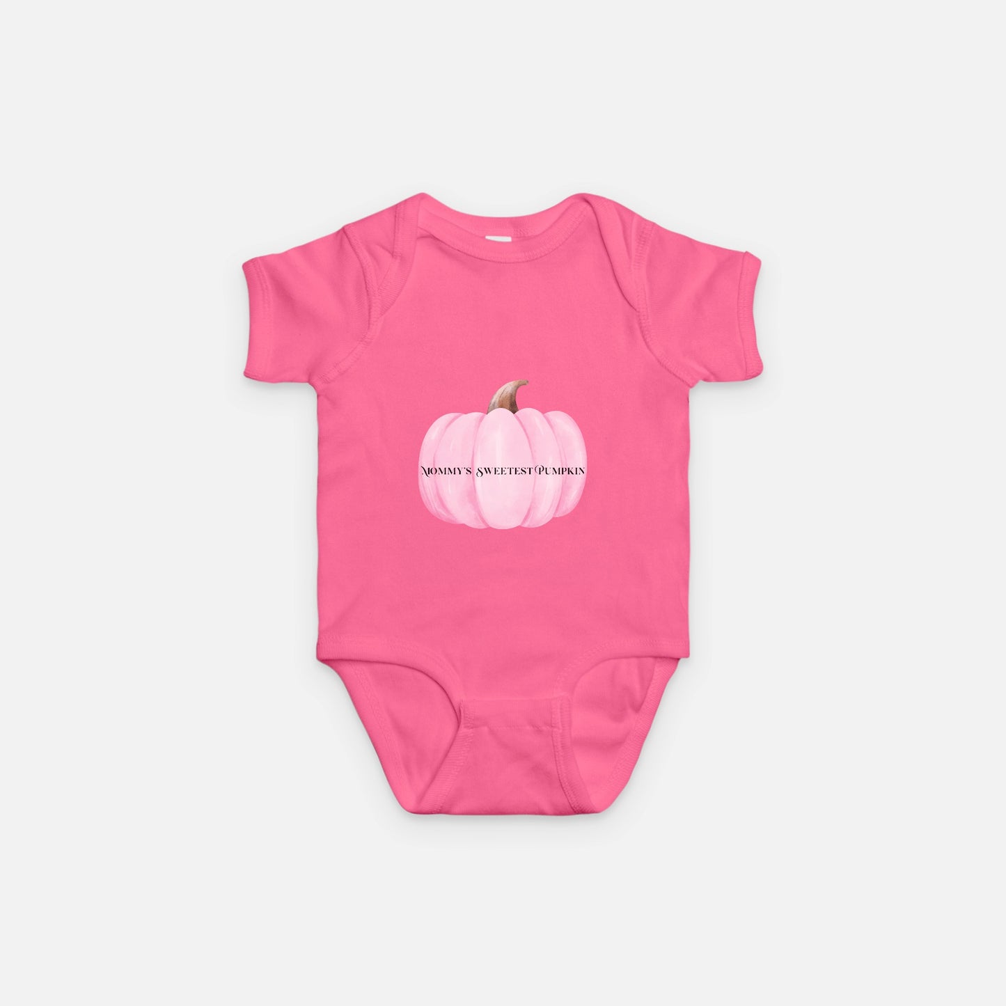 Mommy’s Pumpkin Pink Baby One Piece Rabbit Skins