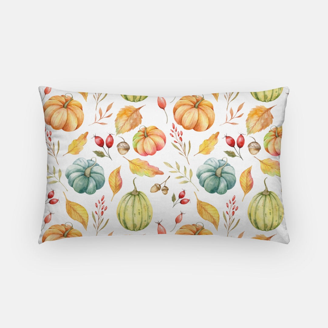 Blue Pumpkins Artisan Pillow Case Lumbar