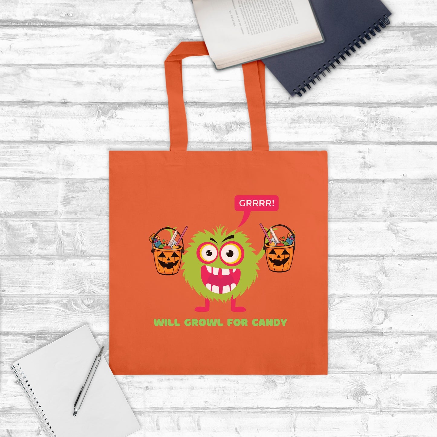 Growl For Candy Tote Bag