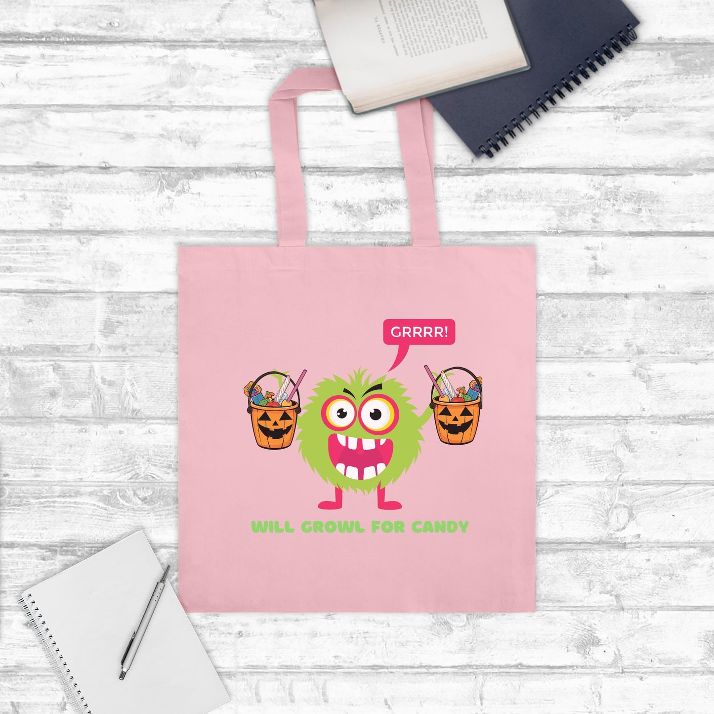 Growl For Candy Tote Bag