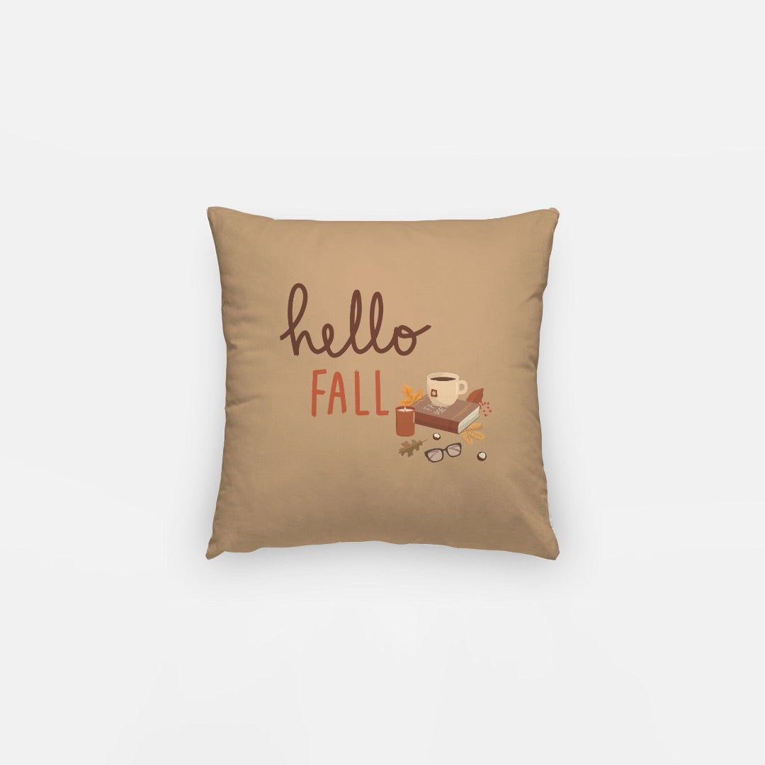 Hello Fall Artisan Pillow Case 12 Inch