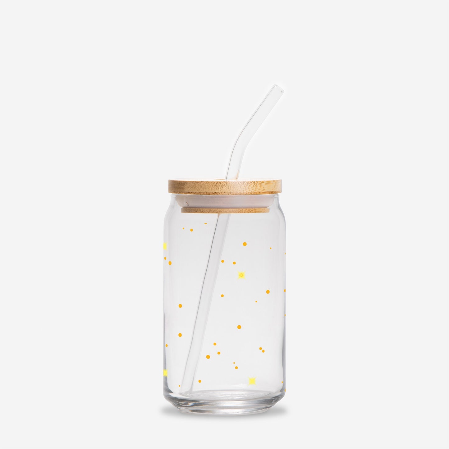 Gold Leaf Glass Can 16oz