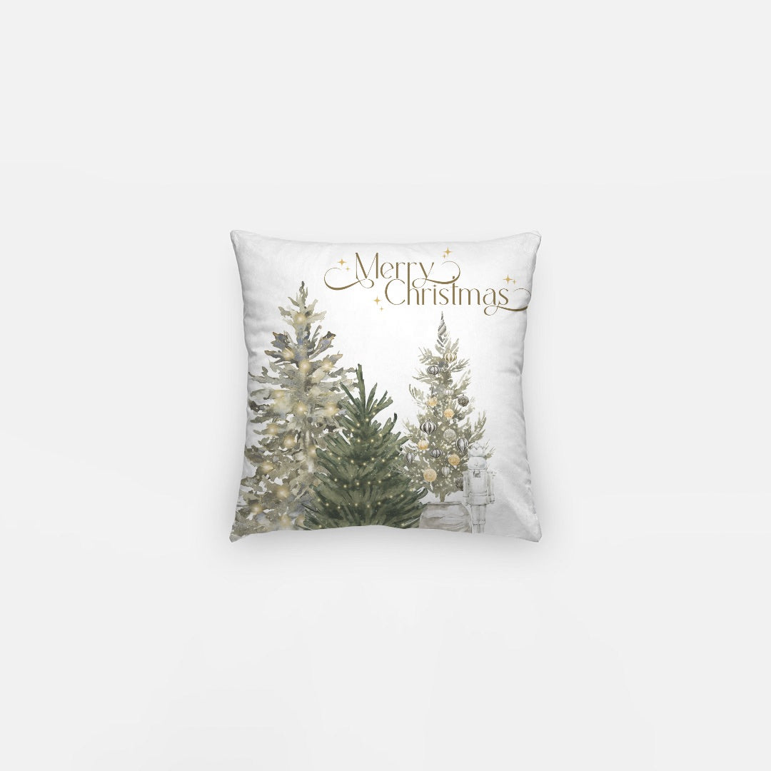 Green Merry Christmas #2 Artisan Pillow Case 10 Inch