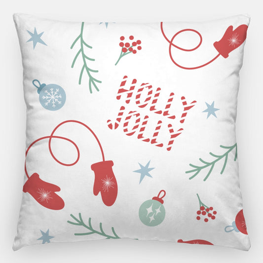 Red Merry Christmas #3 Artisan Pillow Case 24 Inch