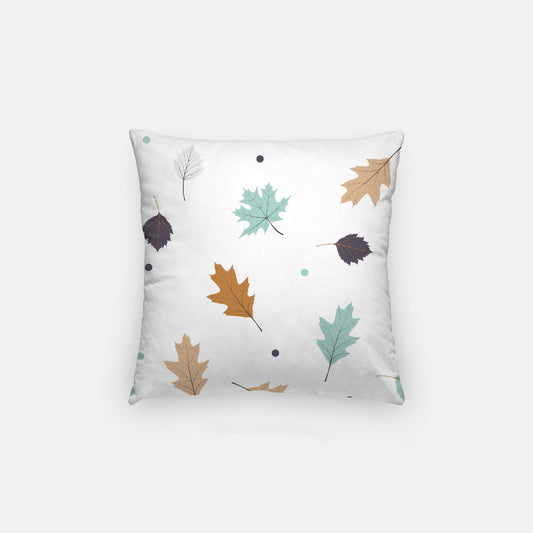 Blue Leaf Artisan Pillow Case 14 Inch