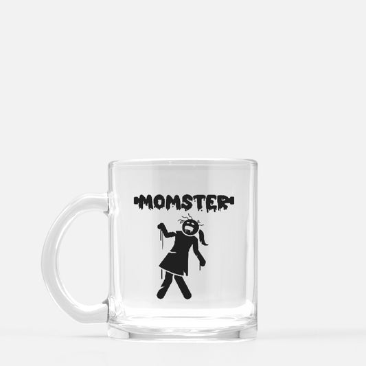 Momster Halloween Glass Mug