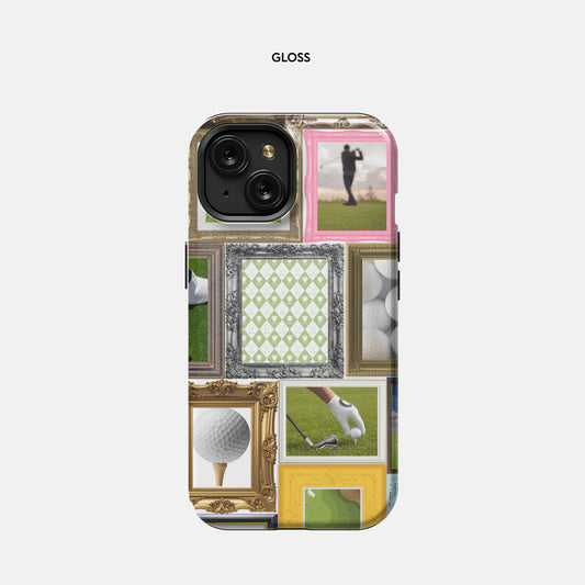 Hall of Frames - Golf iPhone 15 MagSafe Tough Case