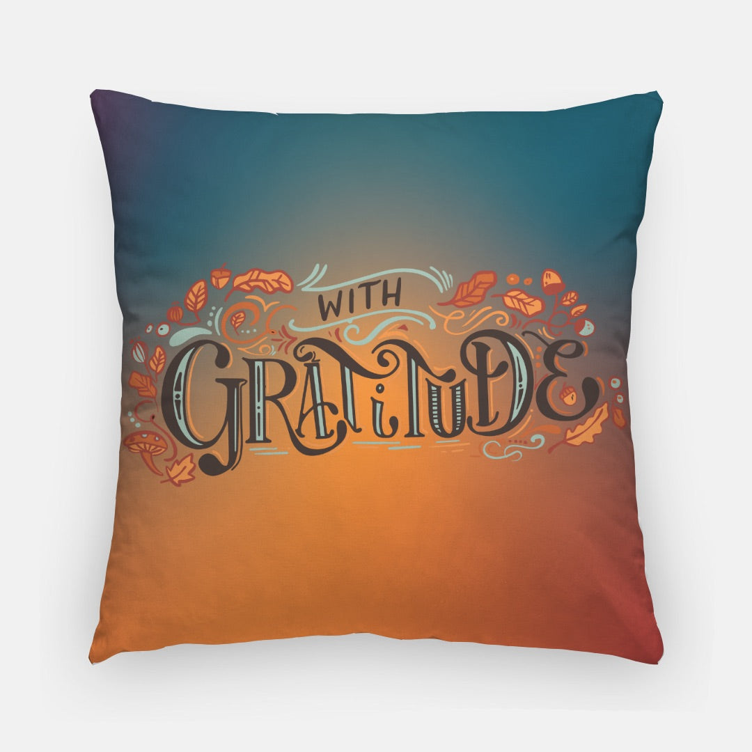 Gratitude Artisan Pillow Case 20 Inch