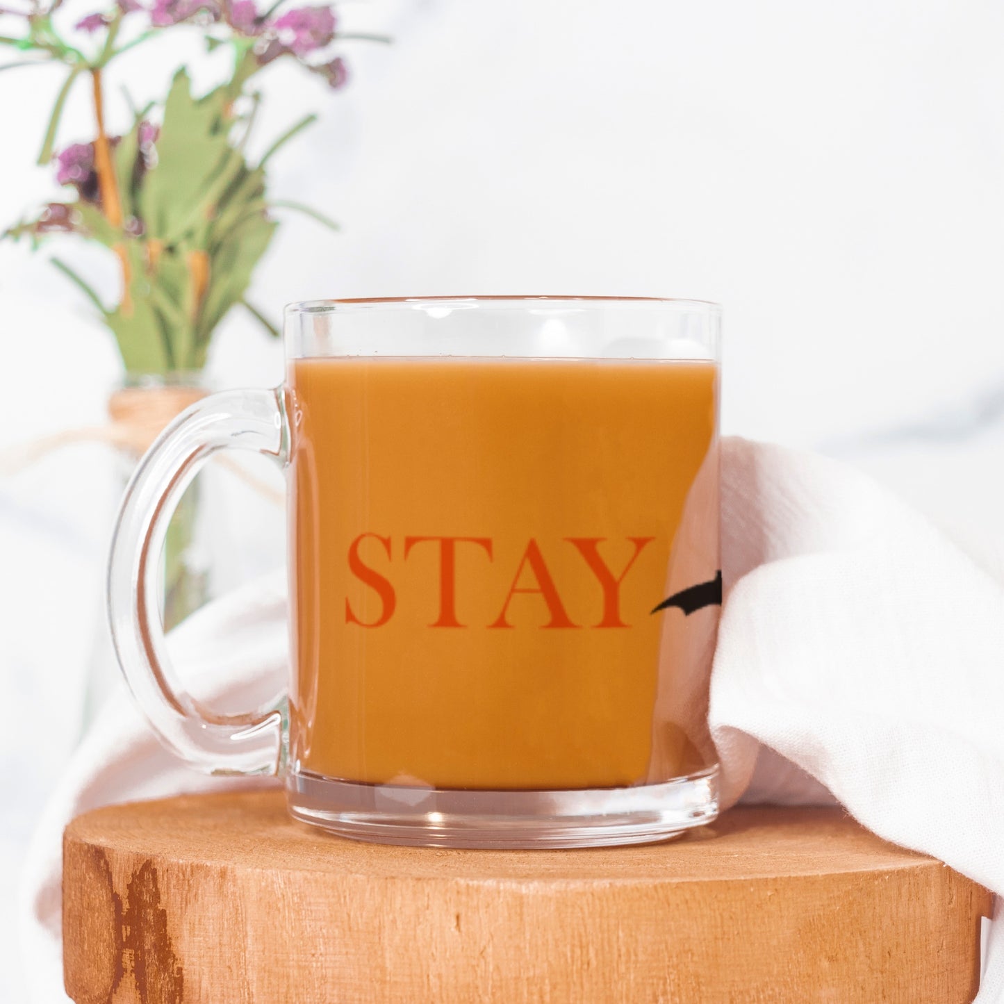 Spooky Halloween Glass Mug