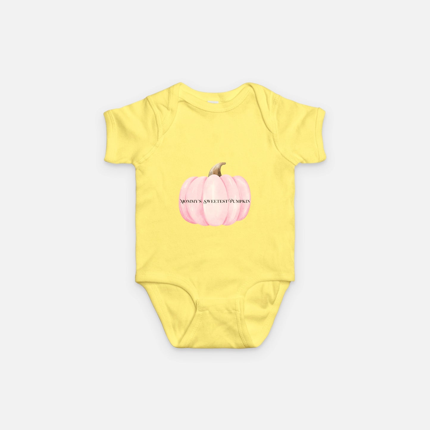 Mommy’s Pumpkin Pink Baby One Piece Rabbit Skins