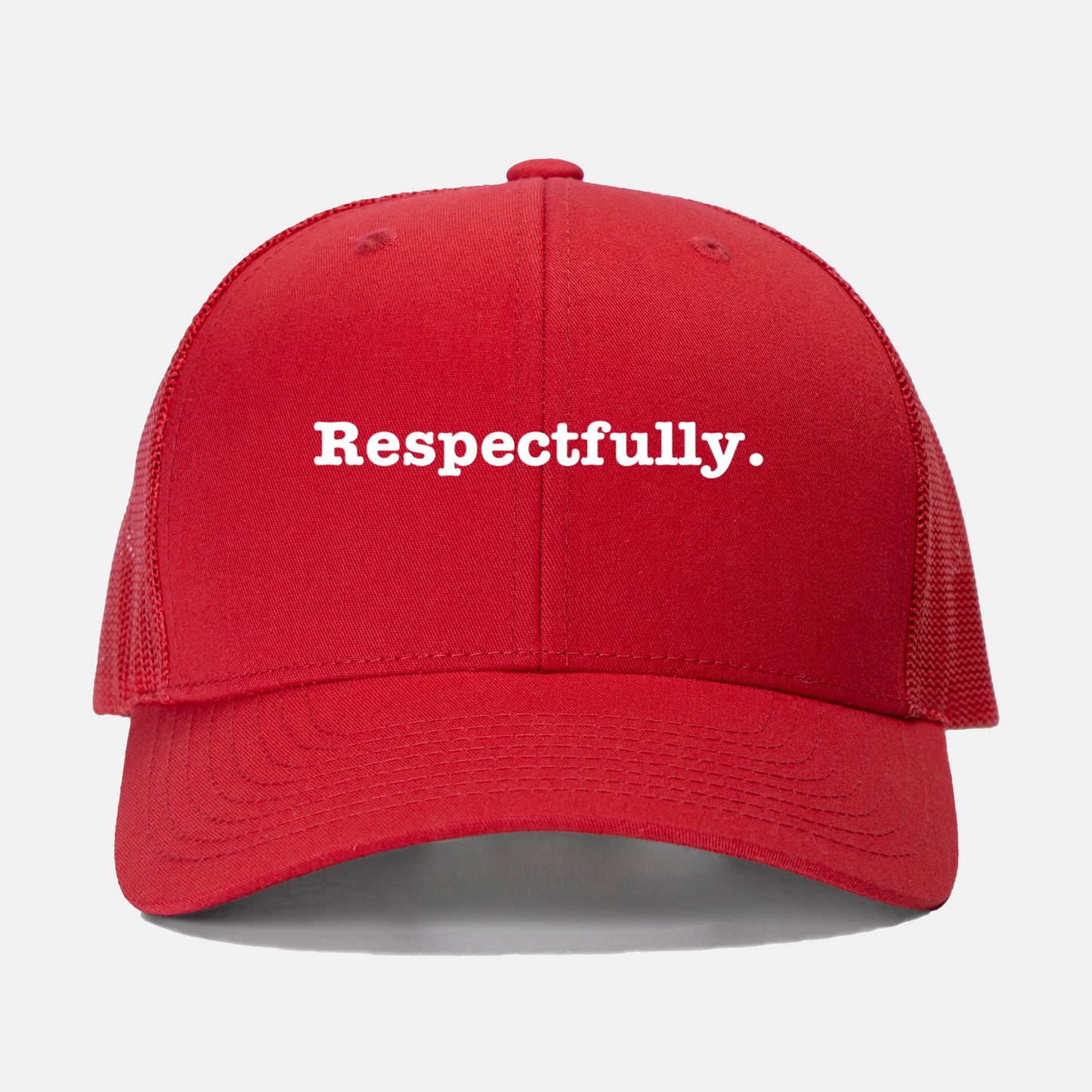 Respectfully Retro Trucker Hat Yupoong 6606