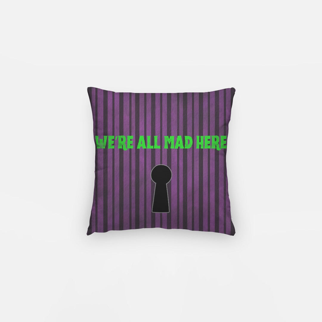 Mad Halloween Artisan Pillow Case 12 Inch