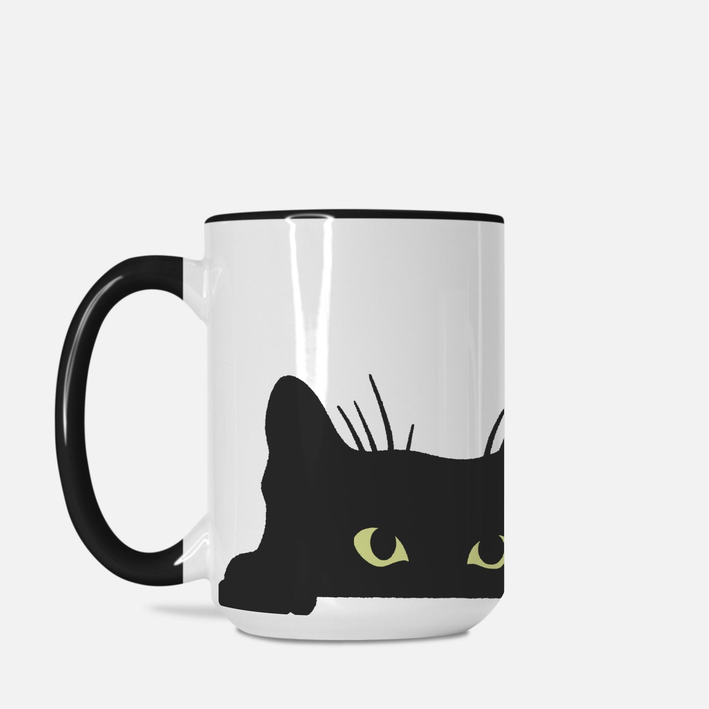 Deluxe Black Cat 15oz Mug